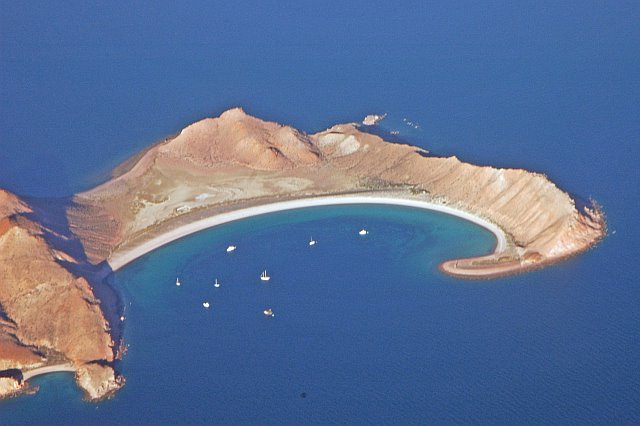 the Baja peninsula